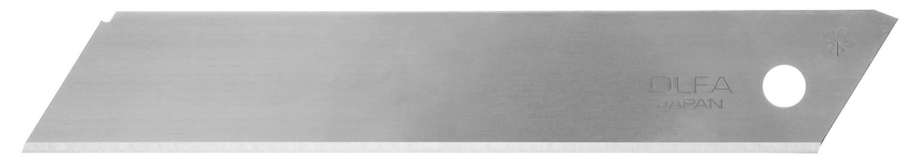 OLFA 18 мм, 10 шт, в пластиковом кейсе, несегментированные лезвия (OL-LB-SOL-10)