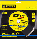 STAYER Clean Cut, 230 мм, (22.2 мм, 5 х 2.4 мм), сплошной алмазный диск, Professional (3664-230), фото 2