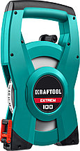 KRAFTOOL EXTREM, 100 м, геодезическая стальная мерная лента