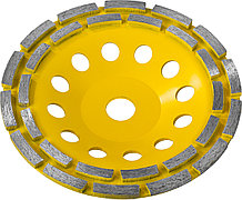 STAYER Double, d 180 мм, двухрядная алмазная шлифовальная чашка (33381-180)