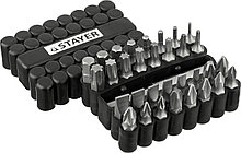 STAYER 33 шт, набор бит с магнитным адаптером (26085-H33)