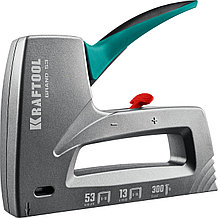 KRAFTOOL GRAND-53, тип 53 (A/10/JT21) 23GA (6 - 16 мм)/13/300, алюминиевый рессорный степлер (3193)