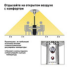 Уличный газовый обогреватель Aesto A-03T, черный, фото 4