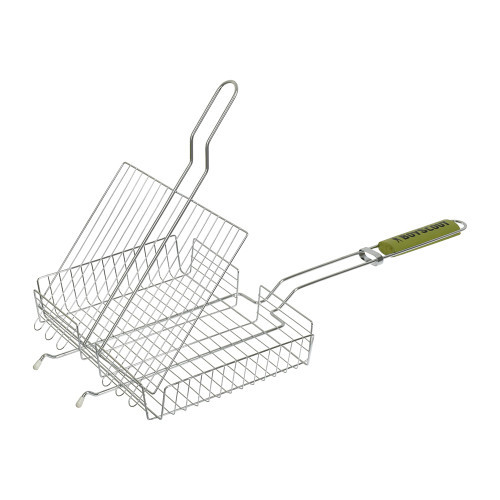 Решетка-гриль универсальная, картонный веер в ПОДАРОК, 57(+5)x30x25x5,5 cм, BOYSCOUT