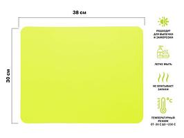 Коврик для выпечки и жарки силиконовый, прямоугольный, 38 х 30 см, зеленый, PERFECTO LINEA