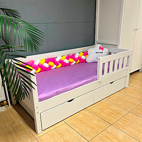 Кровать "Генрих" с ящиками (80х160, 80х180, 90х200 см) Массив сосны