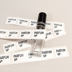 Наклейка  Perfume № для флаконов, атомайзеров, 5 шт