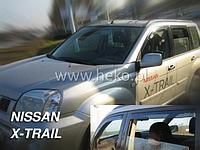 Ветровики вставные для Nissan X-Trail T30 (2001-2007) / Ниссан Х Трейл [24239](HEKO)