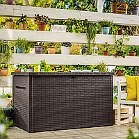 Сундук Keter Java Rattan 870L, коричневый