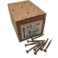 Саморез флюгель CDW 4,8х55 дерево к металлу (200 шт)