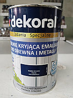 Эмаль Dekoral Emakol Strong масляно-фталевая 0,9л глубина океана RAL 5003