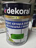Эмаль Dekoral Emakol Strong масляно-фталевая 0,9л зелено-желтая RAL 6018