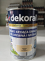 Эмаль Dekoral Emakol Strong масляно-фталевая 0,9л кремовый RAL 1014