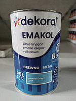 Эмаль Dekoral Emakol Strong масляно-фталевая 0,9л лазурный светлый