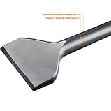 ЗУБР БУРАН, 75 x 400 мм, SDS-max, лопаточное зубило, Профессионал (29384-75-400), фото 4