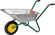 GRINDA GB-1, 80 л, 100 кг, одноколесная, садовая тачка (422399)