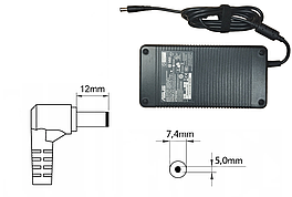 Оригинальная зарядка (блок питания) для ноутбука Asus ADP-230EB/T, 230W, Slim, штекер 7.4x5.0 мм
