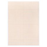 Бумага масштабно-координатная (миллиметровая), папка, А4, оранжевая, 10 листов, 65 г/м2, STAFF, 113484, фото 4