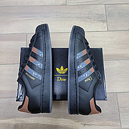 Кроссовки Dime X Adidas Superstar ADV Carbon Brown, фото 2
