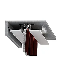 Карниз скрытый КС-69 для гипсокартона Черный 3,2 м