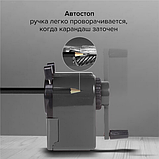 Точилка механическая BRAUBERG "JET", металлический механизм, корпус черный, 229566, фото 7