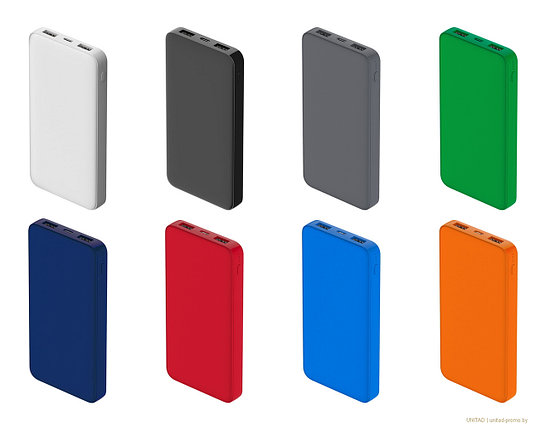 Внешний аккумулятор Polus, 10000 Mah, софт-тач, фото 2