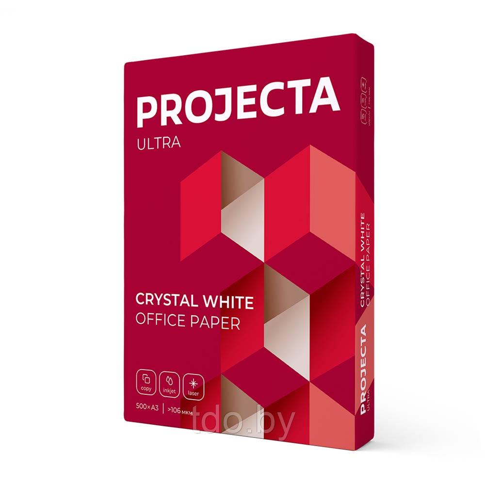 Бумага PROJECTA Ultra, А3, марка A, 80г/м2, 500л