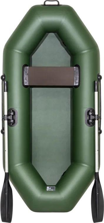 Надувная гребная лодка ПВХ Барс 230 (зеленый)