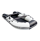Надувная лодка Ривьера 3200 Килевое НДНД светло-серый/черный, фото 3