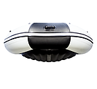 Надувная лодка Ривьера 3200 Килевое НДНД светло-серый/черный, фото 6