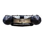 Надувная лодка Ривьера 3200 Килевое НДНД светло-серый/черный, фото 7