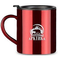 Термокружка с ручкой 0,3 литра Арктика 802-300 красная