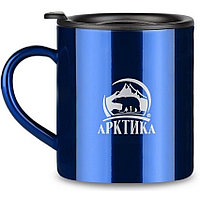 Термокружка с ручкой 0,3 литра Арктика 802-300 синяя