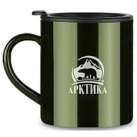 Термокружка с ручкой 0,4 литра Арктика 802-400 зеленая