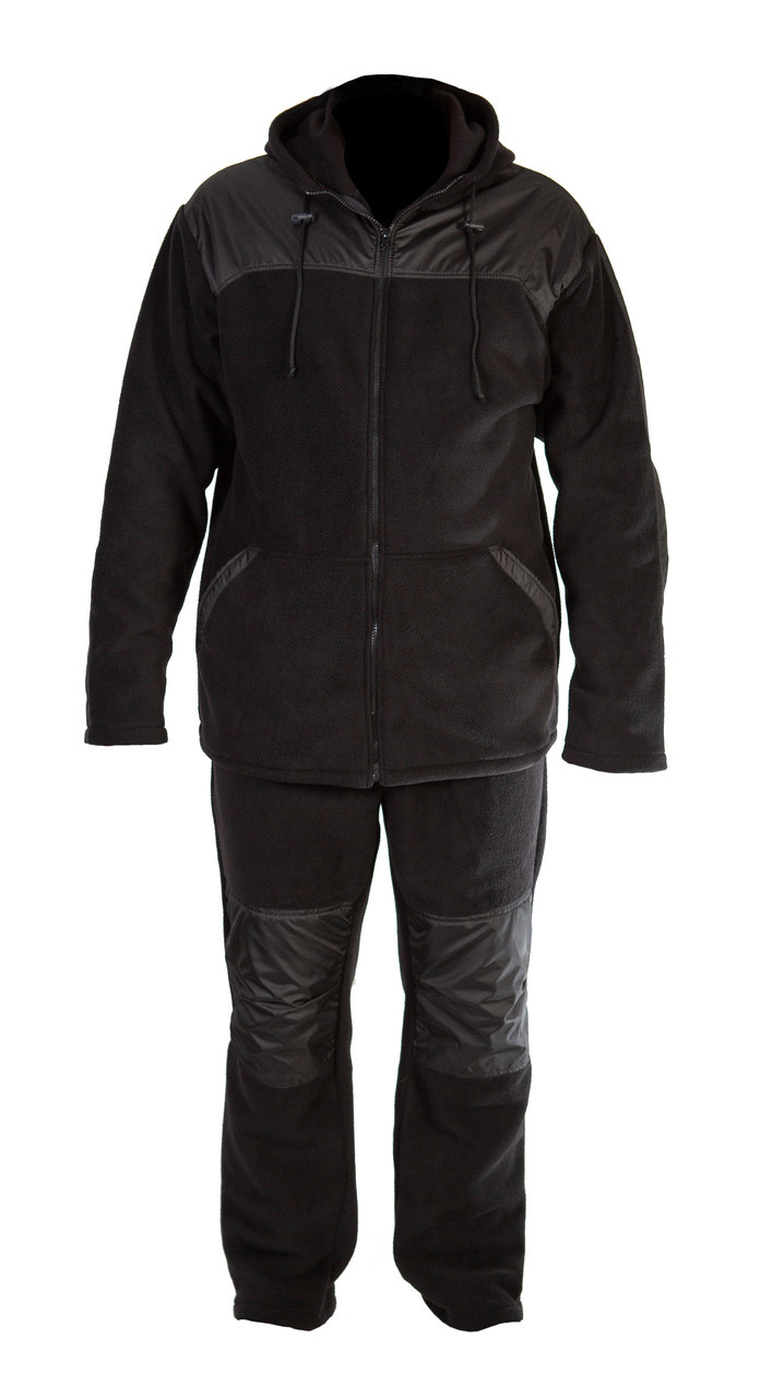 Брюки из флиса, размер 3XL, цвет черный