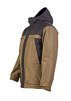 Куртка Хайтек укороченная с флисом, размер: L цвет: Серый+Черный