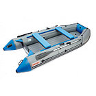 Надувная лодка Roger ЗЕФИР LT 3100 НДНД (лайт) Серый с синим, фото 2