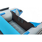 Надувная лодка Roger ЗЕФИР LT 3100 НДНД (лайт) Серый с синим, фото 5