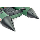 Надувная лодка Roger ЗЕФИР 3300 НДНД Зелёный с чёрным, фото 5