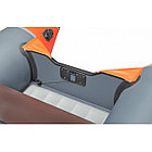 Надувная лодка Roger ЗЕФИР 3300 НДНД Тёмно-серый с оранжевым, фото 4