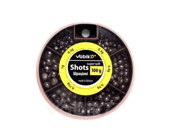 Грузики для поплавочной оснастки Vabik 100 г (набор 0.2g-1,0g)