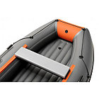 Надувная лодка Roger ЗЕФИР LT 3500 НДНД Тёмно-серый с оранжевым, фото 8