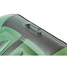 Надувная лодка Roger ЗЕФИР 3700 НДНД Зелёный с чёрным, фото 6