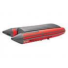 Надувная лодка Roger ЗЕФИР 3700 НДНД Красный с серым, фото 2