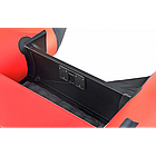 Надувная лодка Roger ЗЕФИР 3700 НДНД Красный с чёрным, фото 6