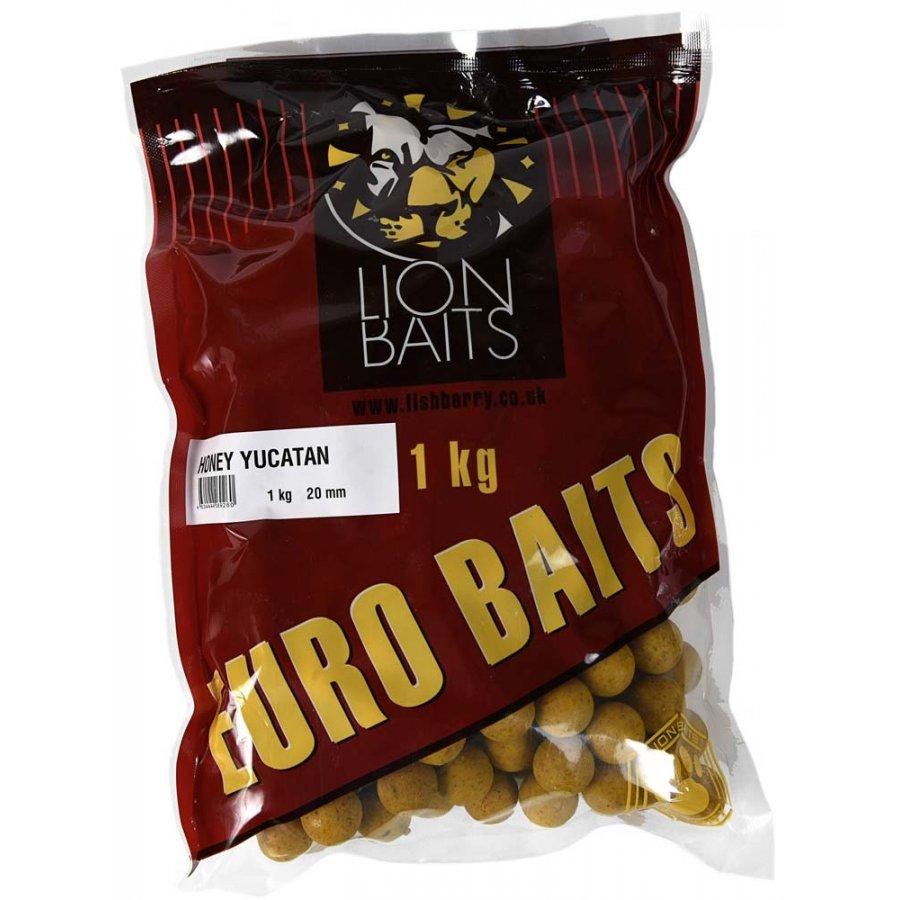 Lion Baits Бойлы тонущие серии EURO BAITS 20 мм мед Юкатан - 1 кг