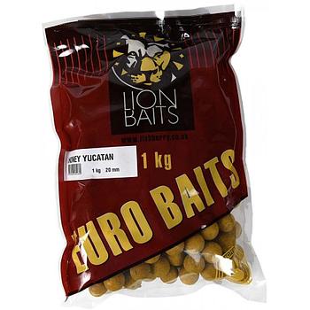 Lion Baits Бойлы тонущие серии EURO BAITS 20 мм мед Юкатан - 1 кг