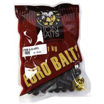 Lion Baits Бойлы тонущие серии EURO BAITS 20 мм краб и ракушка - 1 кг