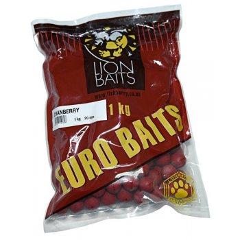 Lion Baits Бойлы тонущие серии EURO BAITS 20 мм клюква - 1 кг