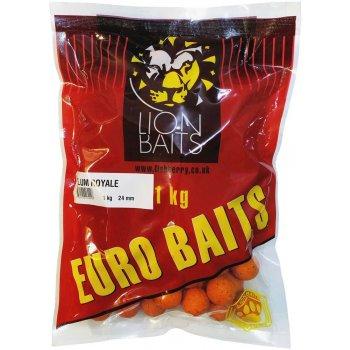 Lion Baits Бойлы тонущие серии EURO BAITS 24 мм слива королевская - 1 кг